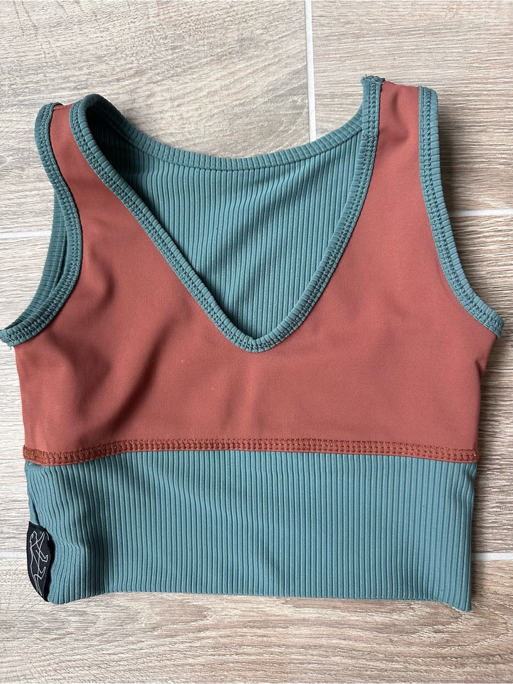 Tiger Friday top - green/brown - Picture 3 of 4
